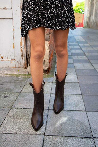 EREN SHOES BAG (Colombo) Γυναικείες μπότες καουμπόη από γνήσιο δέρμα