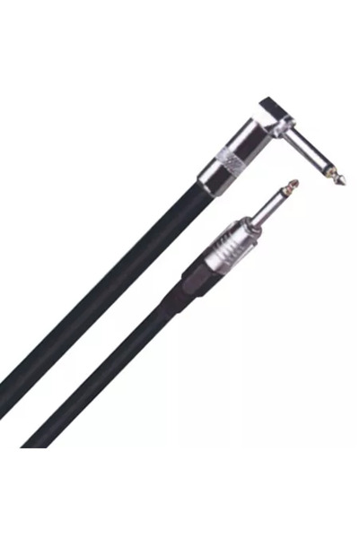 OEM Guitar cable Jack 6.35 mm male to Jack 6.35 mm male at 90 degrees 6m ibiza
