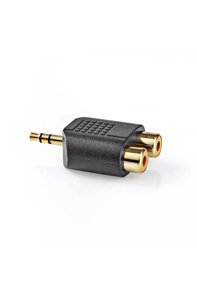 OEM Adaptor Audio Stereo Jack 3.5 mm tata - 2x RCA mama aurit Nedis