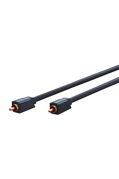 CLICKTRONIC Professional audio-video cable 1x RCA male-male 5m 75ohm OFC double shielded copper AWG24 gold plated Clicktr