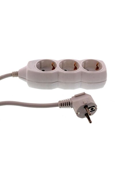 OEM Prelungitor electric cu 3 prize, 1.5m, 3xG1.5mm², 3500W, 16A, alb, Well