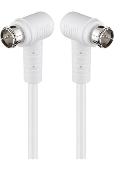 goobay Cablu antena SAT 90 grade 80dB dublu ecranat 1.5m F tata rapida 90 - F...