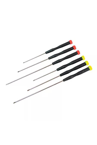 MEGA Precision screwdriver set with handle and long shaft