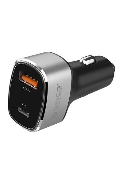 Orico Incarcator auto UPL-2U-GY 1x USB 1x USB TYPE C QC 3.0 36W gri