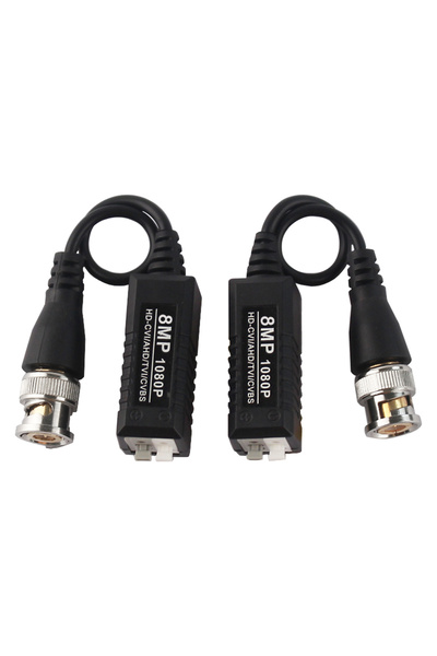 OEM VIDEO BALUN HD UTP - BNC male 8MP HD-CVI/AHDTV/CVBS YDSB1 set