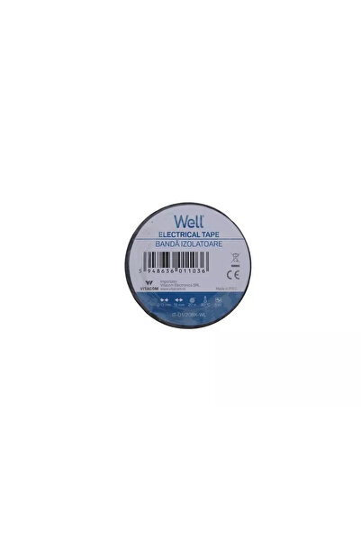OEM Banda izolatoare 1.9cm x 20m negru Well