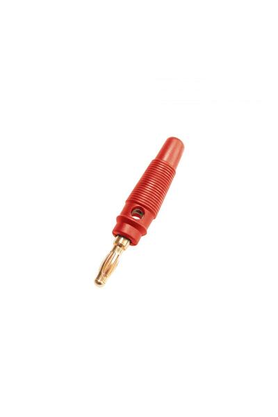 OEM Conector tip banana 4mm tata rosu aurit HOME