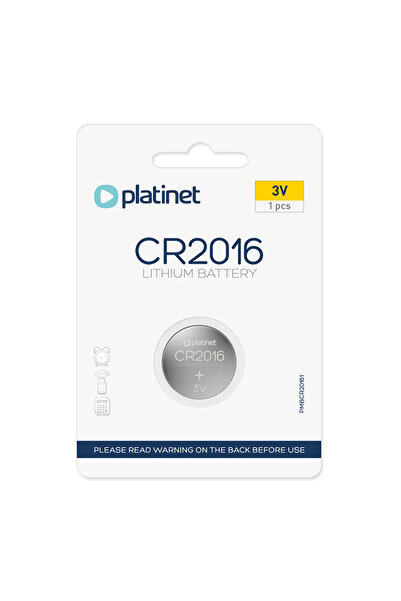 Platinet Baterie CR2016 3V blister 1BUC PMBCR20161