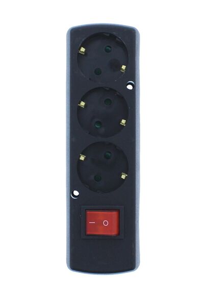 OEM Multipriza 3 prize cu intrerupator fara cablu alimentare negru GN-370SWS/...