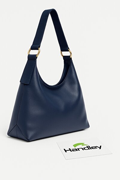 Handley Geantă de umăr casual cu curea din piele intoarsa de lux
