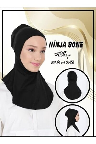 KANİNCHEN Women's Hijab Practical Neck Collar Ninja Bonnet Sports Bonnet
