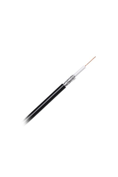 OEM Ομοαξονικό καλώδιο RG58 50 Ωμ 5mm PVC μαύρο Cabletech
