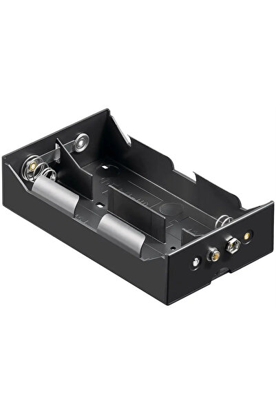 OEM Battery holder 4x D R20 with connector type 9V 11977 Goobay