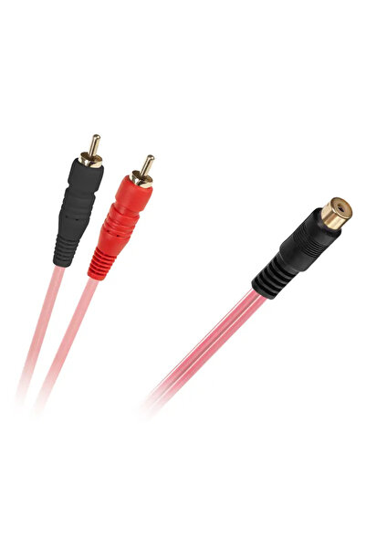 OEM Cablu Y RCA mama la 2x RCA tata 0.2m Cabletech