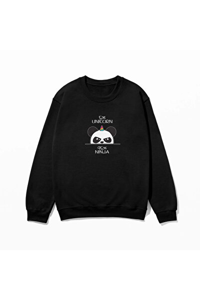 SVART WEAR Swea tricou cu imprimeu 100% bumbac supradimensionat Trendy Fancy ...