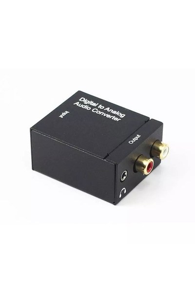 OEM Converter TOSLINK OPTICAL + RCA DIGITAL to RCA ANALOG AUDIO 2x RCA + Jack...