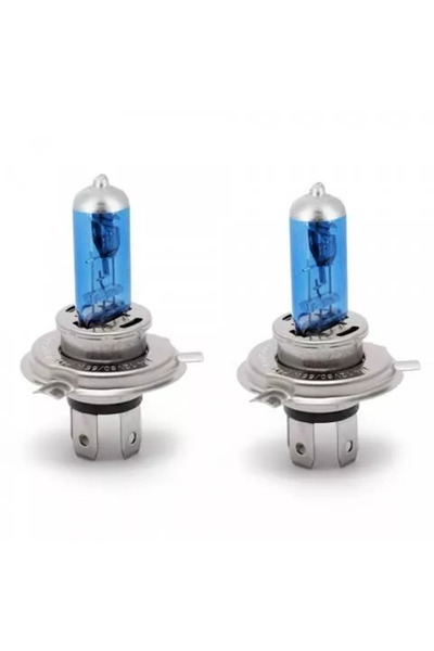 OEM Set de 2 becuri Halogen H4 55W +50% Alb Xenon 12V Carguard