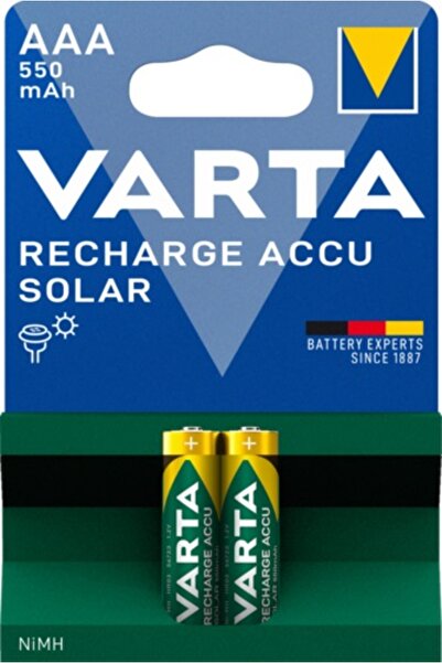 OEM Acumulatori SOLAR R3 AAA Ni-MH 550mAh 1.2V 2buc/blister Varta 56733