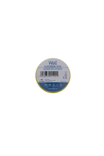 OEM Banda izolatoare 19mm x 20m galben 1buc Well