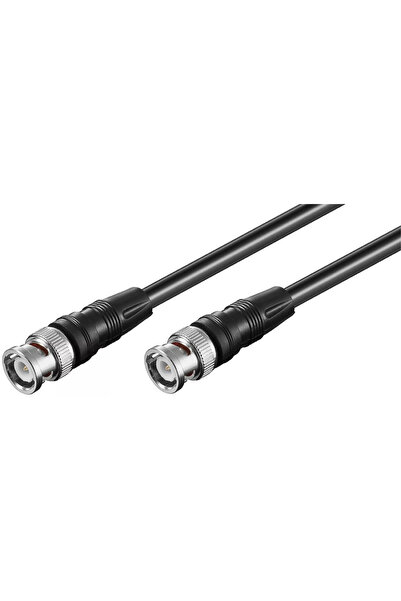 OEM Cable BNC male - BNC male 2m black RG59 Goobay
