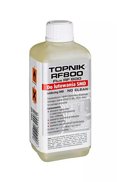 OEM Solutie SMD Flux pe baza de colofoniu activitate medie RF800 100ml AG Ter...