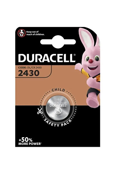 OEM Lithium button battery Duracell CR2430 3V 1pc/blister BAT-CR2430-BL1-DRL