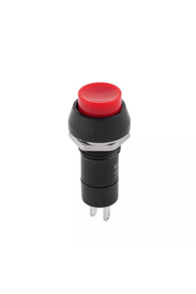 OEM Intrerupator OFF-ON rosu prin apasare cu retinere rotund 1A 230VAC PBS 11B
