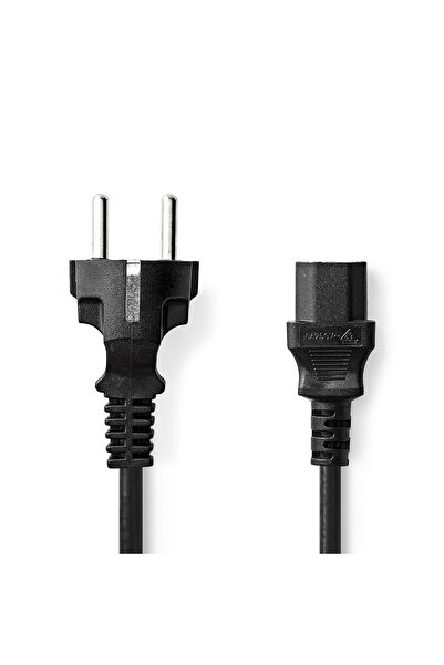 OEM Cablu de alimentare Schuko tata - IEC-320-C13 10m 3x1mm2 cupru negru Nedi...