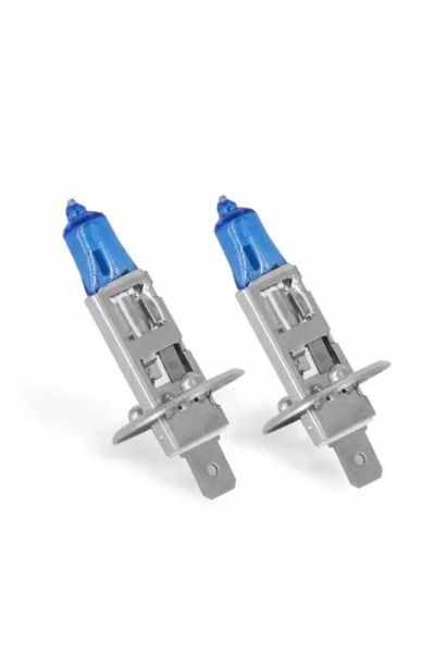 OEM Set de 2 becuri Halogen H1 100W +130% intensitate Alb Xenon 12V Carguard