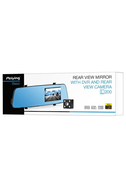 OEM DVR auto si camera fata+spate in oglinda L200 PEIYING BASIC