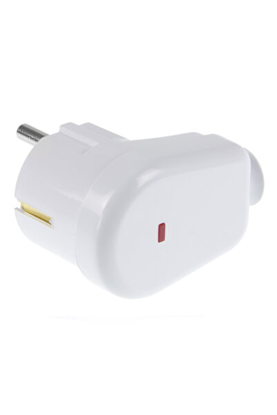 OEM Shuko plug side outlet white with LED indicator WT-16U/S/WE Plastrol