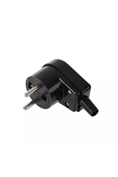 Elgotech Stecher schuko 90 WT-20S negru