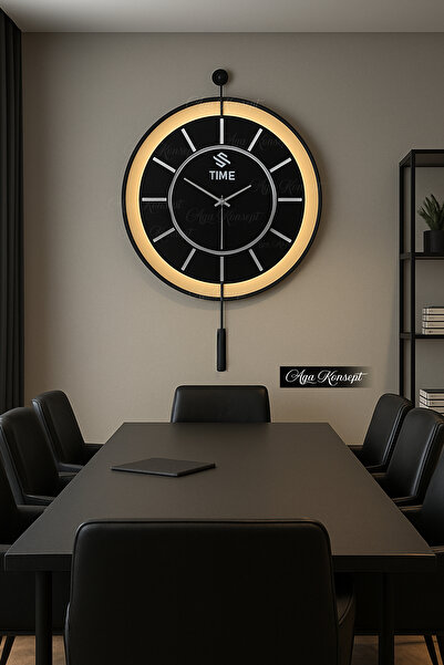 AGA KONSEPT LED li Divan Tiktok (XX LARGE Boy 60 x 80 cm) SİYAH, Modern Dekor...