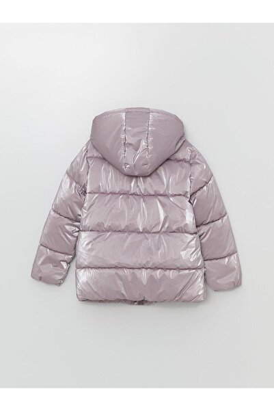 LC Waikiki Palton puf pentru fetiță cu glugă