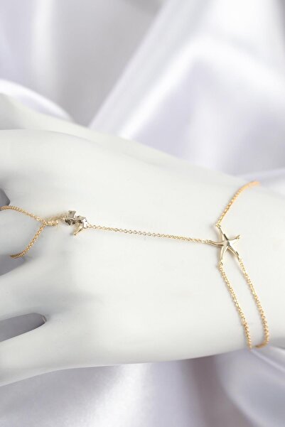 Inure Jewelry حصيرة زركون من النحاس على شكل حصان البحر ونجمة موديل شاهمران ذه...