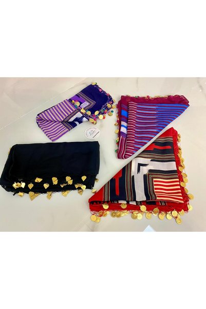 FAMU PAZARLAMA Karadeni̇z Regional Keşan, Scarf, Shawl, Wrap, Writing, Scarf 4-Piece Natural Beauty