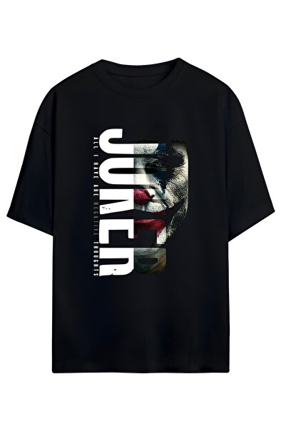 SVART WEAR Tricou unisex din bumbac cu design Joker