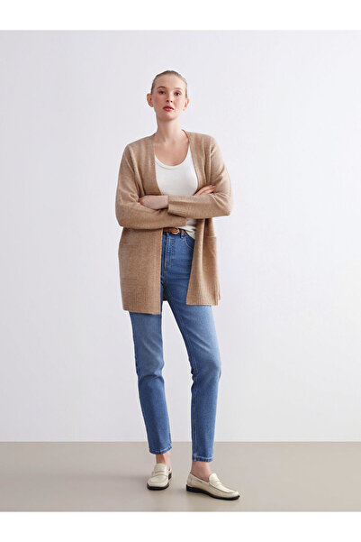 LC Waikiki Pantaloni de jeans pentru femei Mom Fit cu centură în talie