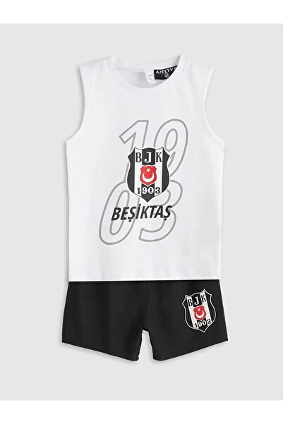 LC Waikiki Bjk Printed Boys' Swimwear Set (W5)