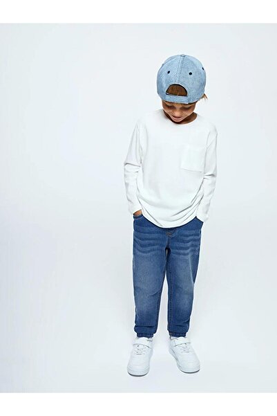 LC Waikiki Ανδρικό τζιν παντελόνι με ελαστική μέση Indigo (W5)