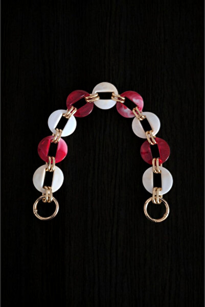 Nildenhobim Örgü Çanta Ve Deri Çantalar Için Oval Akrilik Model Çanta Sap - Uzunluk 45cm