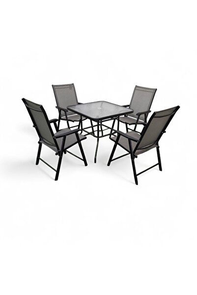 concent Concent Luxury 1+4 Seater Set, Black