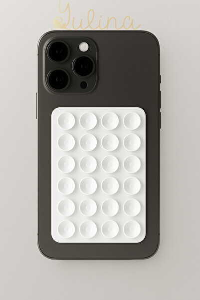 yulina Silikon Vakumlu Telefon Tutucu, Cep Telefonu için Silikon Yapışkanlı, ...