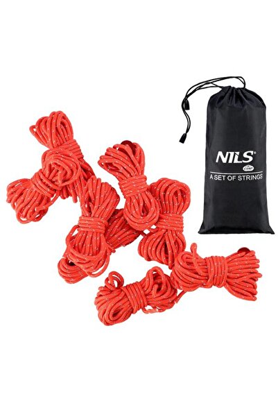 NILS CAMP Set 8 frânghii de camping tensionate NC 1751