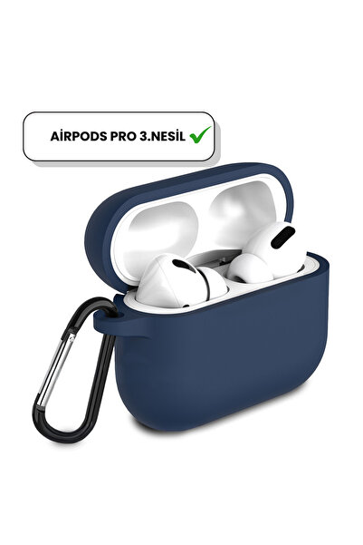 İncisoft AirPods Pro 3.Nesil Uyumlu İçi Kadife Kancalı Askı Aparatlı Darbe Em...