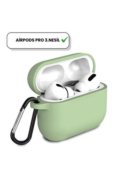 İncisoft AirPods Pro 3.Nesil Uyumlu İçi Kadife Kancalı Askı Aparatlı Darbe Em...