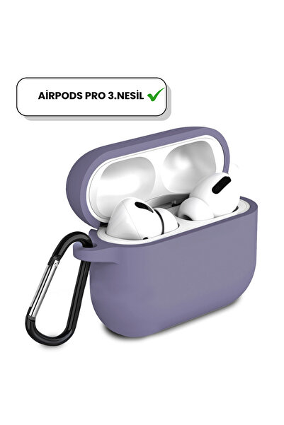 İncisoft AirPods Pro 3.Nesil Uyumlu İçi Kadife Kancalı Askı Aparatlı Darbe Em...