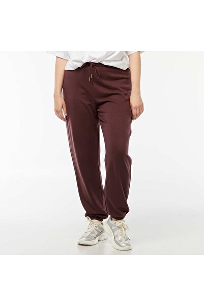 KIABI French terry sports joggers PURPLE