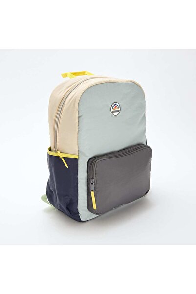 KIABI Color Block Backpack GREEN