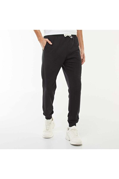 KIABI Lightweight plain joggers BLACK